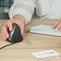 Minicute EZMouse2 kabelgebundene rechtshändige ergonomische Maus