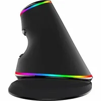 Delux grip Maus Plus RGB kabelgebundene rechtshändige ergonomische Maus