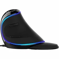 Delux grip mouse Plus SC kabelgebundene rechtshändige ergonomische Maus