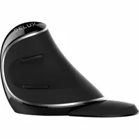 Delux Grip Maus Plus kabellose rechtshändige ergonomische Maus