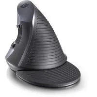 Delux Wow Grip Maus kabellose rechtshändige ergonomische Maus - anthrazit