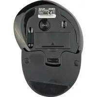 Delux Wow Grip Maus kabellose rechtshändige ergonomische Maus - anthrazit