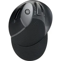 Delux Wow Grip Maus kabellose rechtshändige ergonomische Maus - anthrazit
