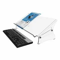 Dataflex Addit ErgoDoc® verstellbarer Acryl-Dokumentenhalter mit hoher Vorderseite  - 49.410