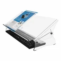 Dataflex Addit ErgoDoc® verstellbarer Acryl-Dokumentenhalter mit hoher Vorderseite  - 49.410