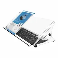 Dataflex Addit ErgoDoc® 49.400 verstellbarer Acryl-Dokumentenhalter - 49.400