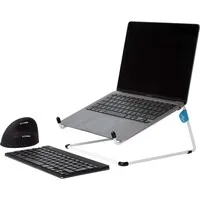 R-Go Ergosteel Office Laptopständer weiß 10,1"-22"