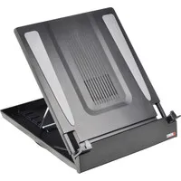 DESQ 1503 Laptopständer mit Dokumentenhalter 10"-22"