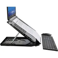 DESQ 1503 Laptopständer mit Dokumentenhalter 10"-22"