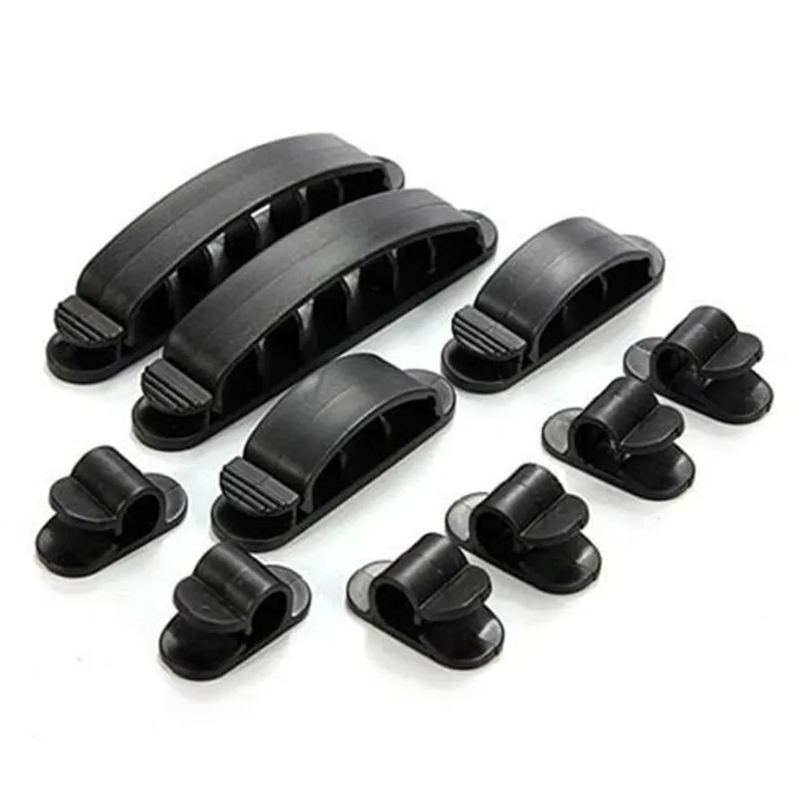 Ergo Organizer Kabelklemmen gemischt (10 pro Packung)