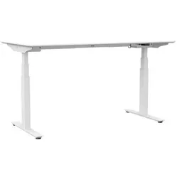Ergopro Professioneller Sitz-Steh-Schreibtisch, silbergrau, 65–130 cm, inkl. kostenloser Montage
