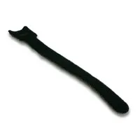 Marker Klett-Kabelbinder Schwarz (10 Stück)