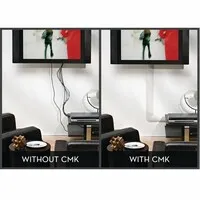 Omnimount Kabelkanal-Set 121 x 10,1 x 2 cm