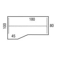Ergopro Professioneller Sitz-Steh-Schreibtisch 65–130 cm mit Eckplatte 180 × 100/80 cm, inkl. kostenloser Montage