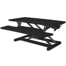BakkerElkhuizen Adjustable Desk Riser Sitz-Steh-Arbeitsplatz - Schwarz