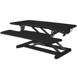 BakkerElkhuizen Adjustable Desk Riser Sitz-Steh-Arbeitsplatz - Schwarz