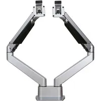 Ergopro Doppelmonitorarm mit Gasfeder, silbergrau