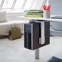 Dataflex Viewmate CPU Halterung silbergrau - 32.312