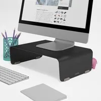 Dataflex Addit Bento® feste Monitorerhöhung schwarz