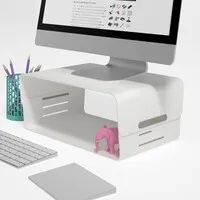 Dataflex Addit Bento® verstellbarer Monitorständer weiß