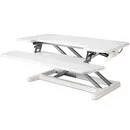 BakkerElkhuizen Adjustable Desk Riser Sitz-Steh-Arbeitsplatz - Weiß