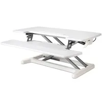 BakkerElkhuizen Adjustable Desk Riser Sitz-Steh-Arbeitsplatz - Weiß