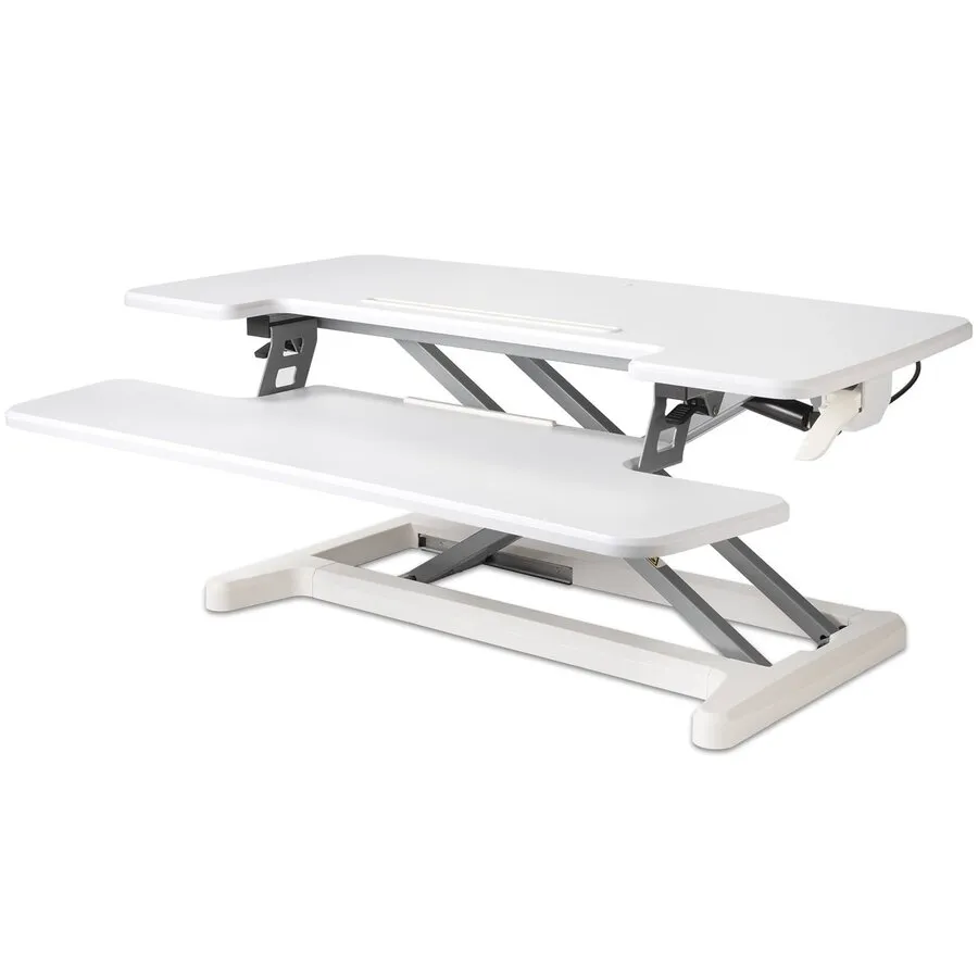 BakkerElkhuizen Adjustable Desk Riser Sitz-Steh-Arbeitsplatz - Weiß