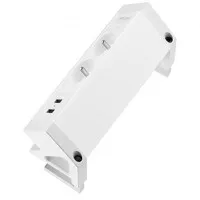 Ergopro Desk Up 2.0 - 2x Schutzkontakt-Steckdose & 2x USB-Ladegerät weiß