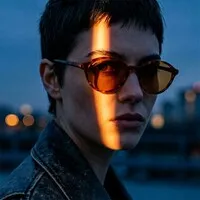 Multilens Nelli FL-41 Migränebrille, braun
