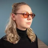 Multilens Nelli FL-41 Migränebrille, braun