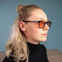 Multilens Alex FL-41 Migränebrille, schwarz