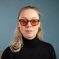 Multilens Alex FL-41 Migränebrille, schwarz