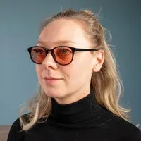Multilens Alex FL-41 Migränebrille, schwarz