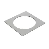 Powerdot quadratische Metallzierleiste silbergrau Ø79