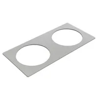 Powerdot quadratische Metallzierleiste silbergrau Ø79