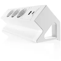 Ergopro Desk Up 2.0 - 3x 230V + USB-A & USB-C Ladegerät weiß