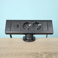 Axessline Desk – 2x Stromanschluss, USB-A- und USB-C-Ladeanschluss sowie USB-C-Datenanschluss