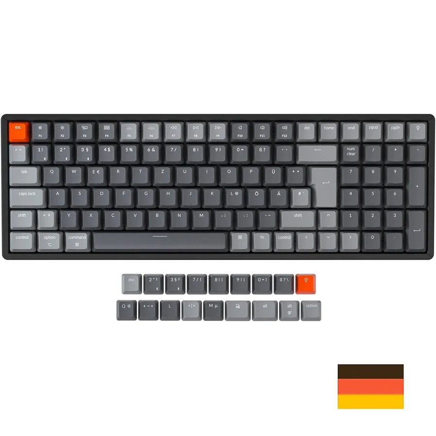 Keychron K4 Gateron Brown RGB mechanische Tastatur für Windows & Mac QWERTZ DE