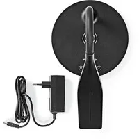 dimmbare LED Schreibtischlampe mit Qi Ladegerät schwarz