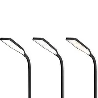 dimmbare LED Schreibtischlampe mit Qi Ladegerät schwarz