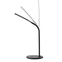 dimmbare LED Schreibtischlampe mit Qi Ladegerät schwarz