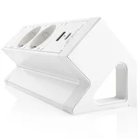 Ergopro Desk Up 2.0 - 2x 230V + USB-A & USB-C Ladegerät weiß