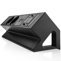 Ergopro Desk Up 2.0 – 2x 230 V + USB-A/C-Ladegerät & 2x Keystone schwarz
