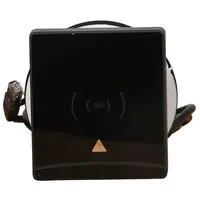 Ergopro QI-Ladesteckdose mit 1x 230V + USB-A Ladegerät & CAT 6 Anschluss