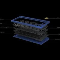 Keychron Q1 QMK Barebone ANSI Space Grey Hot-Swap-Tastatur für Windows und Mac