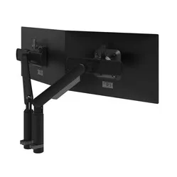 Dataflex Viewprime Plus Doppel-Monitorarm – schwarz