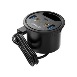 Orico Einbau-Hub 2x USB 3.0, 1x USB-C, Audio In/Out