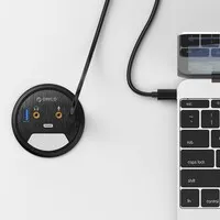 Orico Einbau-Hub 2x USB 3.0, 1x USB-C, Audio In/Out