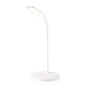 dimmbare LED Schreibtischlampe mit Qi Ladegerät weiß