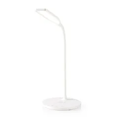 dimmbare LED Schreibtischlampe mit Qi Ladegerät weiß